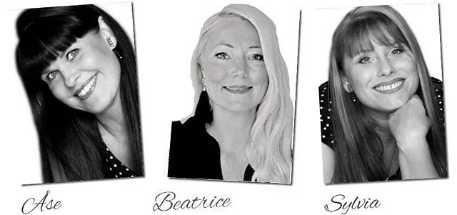 Frisörerna Åse, Beatrice och Sylvia i salongen Roots i Norrköping
